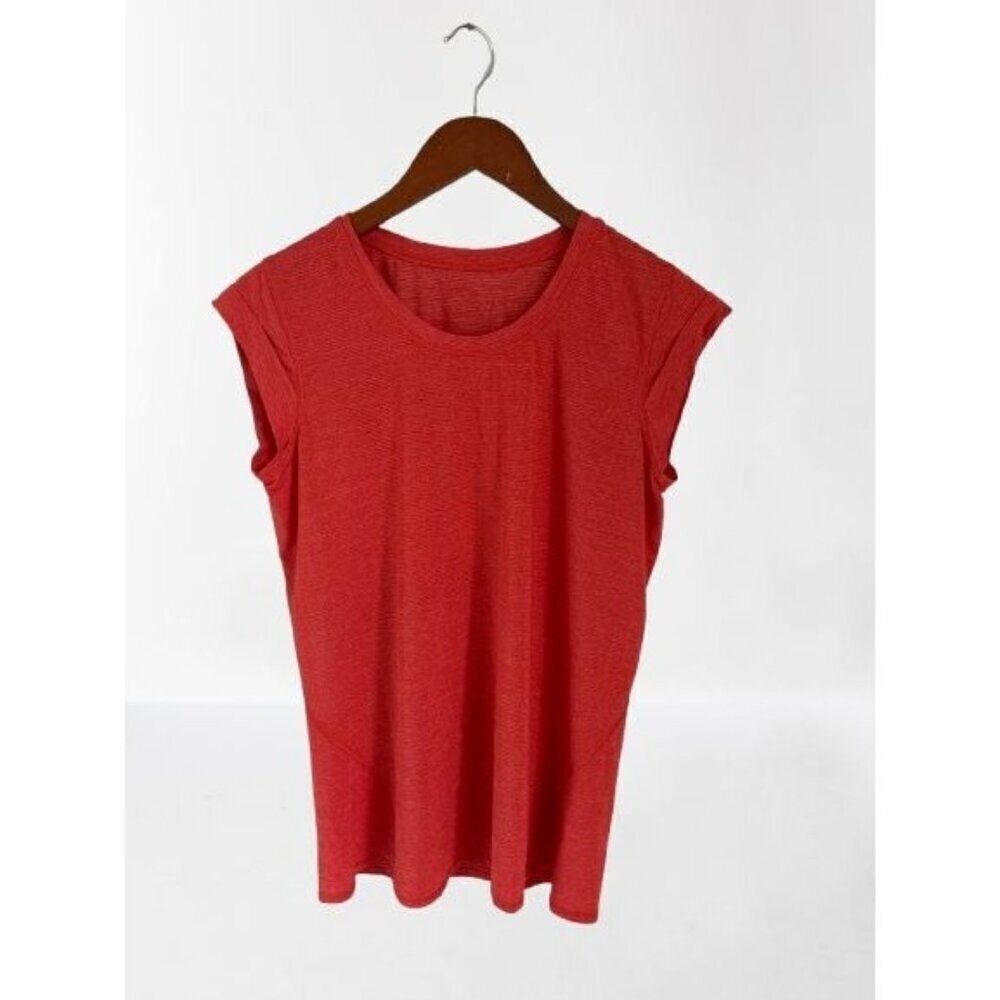 Lululemon Top Athletic Yoga Orange Pink Size Small / 2